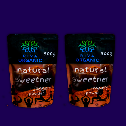 Riva Organic Natural sweetner cane jaggery powder 500g